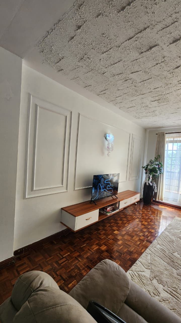 Wall panelling detail completed during an interior fit out